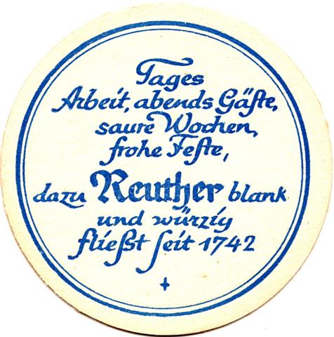 reuth tir-by reuther rund 3b (215-tages arbeit-mit rahmen-blau)
